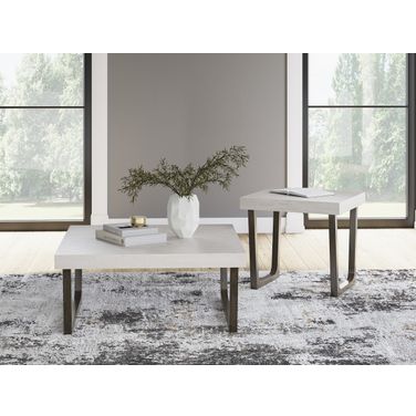 Westenfort Table Set of 2 In Espresso Gray