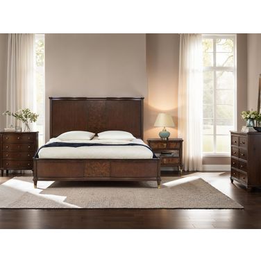 Westerham Eastern king Bed In Dark Cherry
