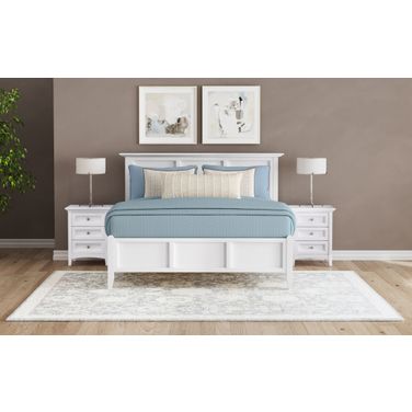 Westlake Storage Bedroom Set In White