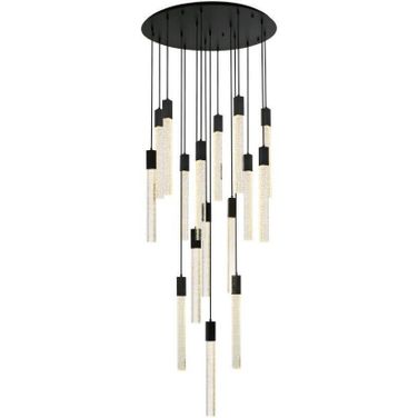 Weston 16 Lights Pendant In Black 2067G36BK