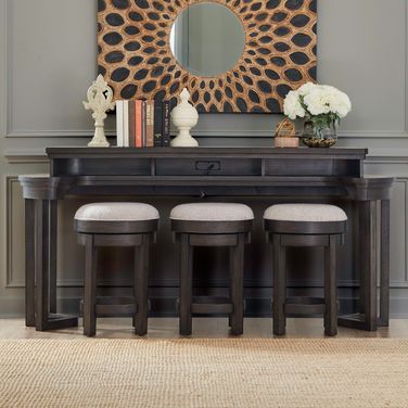 Weston Home Bar Set In Peppercorn