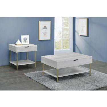 Whitman 3-Piece Occasional Table Set In White