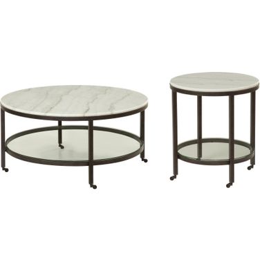 Whitman Occasional Table Set In Bronze