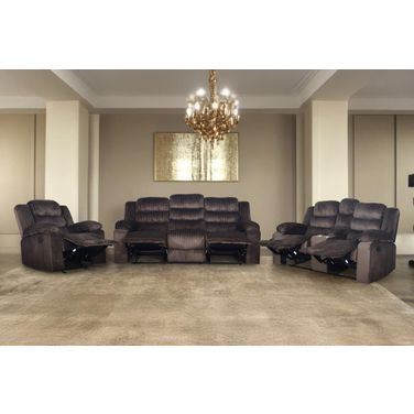Willow Living Room Set In Brown