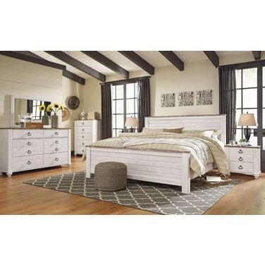 Willowton full panel bed with storage cheap