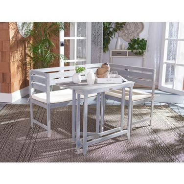 Wilton Balcony Corner Lounge Set in Grey