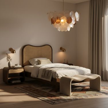Windsor Solid Wood Youth Bedroom Set In Brown