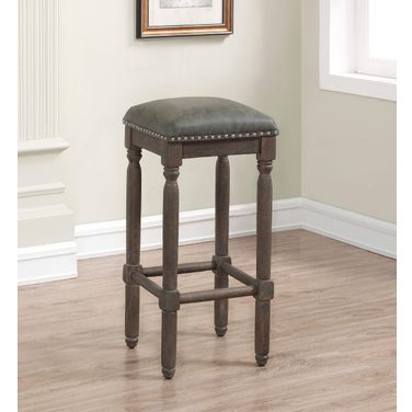 Wood Frame 26" Backless Stool
