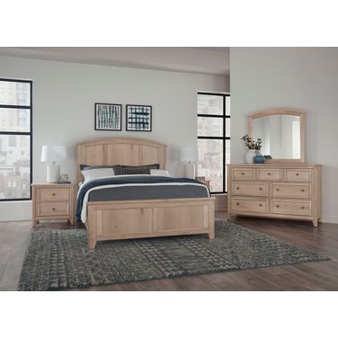 Woodbridge Arch Bedroom Set In Clear Maple