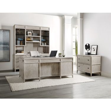 Burnham Work Your Way Grey Mink Burnham Home Office Set