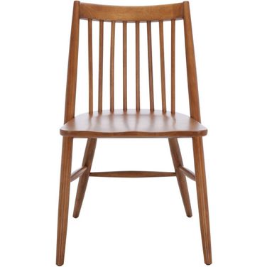 Wren 19 Inch H Spindle Dining Chair in Walnut Set of 2