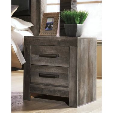 Wynnlow Gray 2 Drawer Nightstand