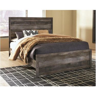 Wynnlow Gray Queen Panel Bed