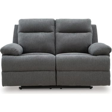 Yarrow Lane Reclining Loveseat In Charcoal
