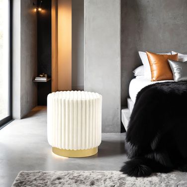 Yolanda Stool In Beige