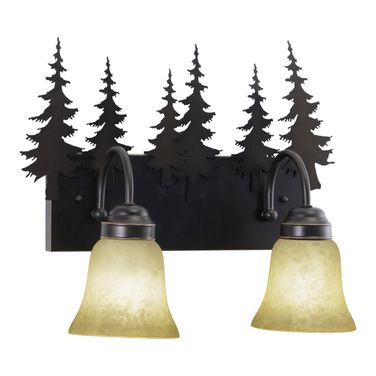 Yosemite 2L Tree Vanity In Burnished Bronze