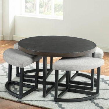 Yukon Coffee Table With Stools