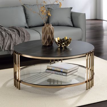 Abisha Coffee Table In Champagne