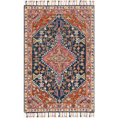 Zharah Navy/Multi 9'3" x 13' Rug