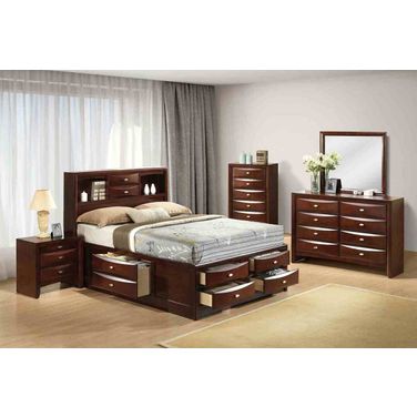 Zosimo Youth Bedroom Set In Dark Cherry