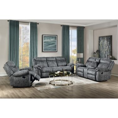Zubaida Gray Glider Reclining Loveseat