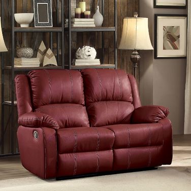 Zuriel Motion Loveseat In Red