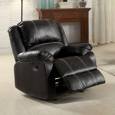 Zuriel Motion Rocker Recliner In Black
