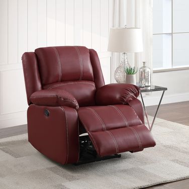 Zuriel Motion Rocker Recliner In Red