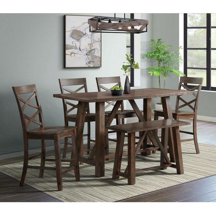 Picket house furnishings regan store 6pc dining set drn1006ds