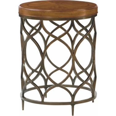 Hidden Treasures Round Lamp Table
