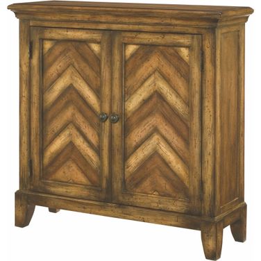 Hidden Treasures Chevron Cabinet