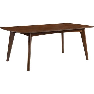 Malone Rectangular Dining Table Dark Walnut