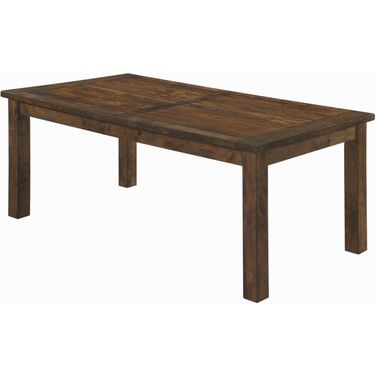 Coleman Rectangular Dining Table Rustic Golden Brown