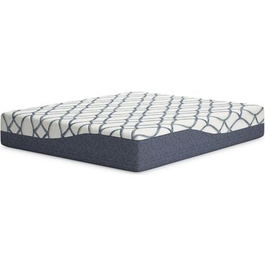 14 Inch Chime Elite 2.0 California King Mattress In White and Blue
