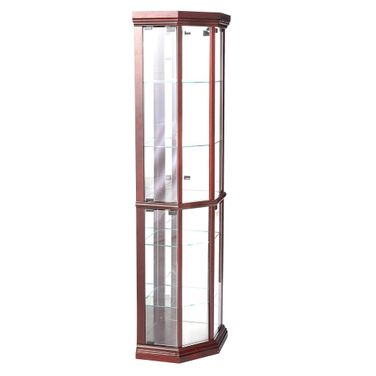 16 Inch Display Stand In Dark Brown