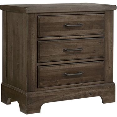 Cool Rustic Mink Nightstand