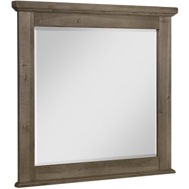 Cool Rustic Stone Grey Landscape Mirror