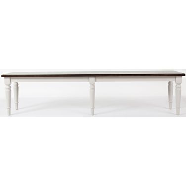 Orchard Park 76 Inch Bench In Soft Grey