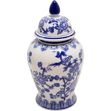 18 Inch Temple Jar In Blue