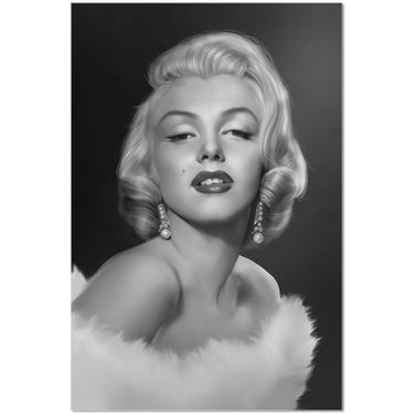 Black and White Marilyn Monroe Ii Wall Art
