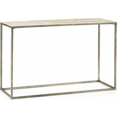 Modern Basics Natural Travertine Sofa Table
