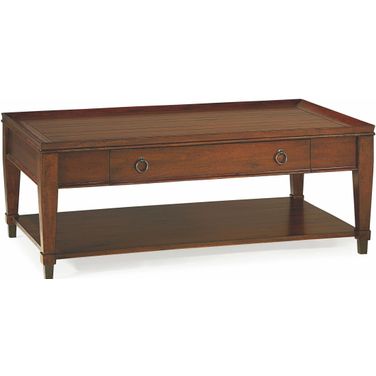 Sunset Valley Rich Mahogany Rectangular Cocktail Table