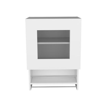 20 Inch Wall mounted Accent Cabinet with One Shelf In White