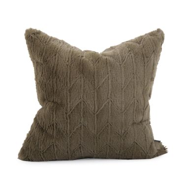 20 x 20 Angora Moss Pillow - Poly Insert