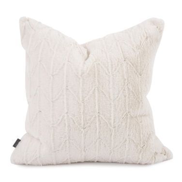 20 x 20 Angora Pillow In Natural - Poly Insert
