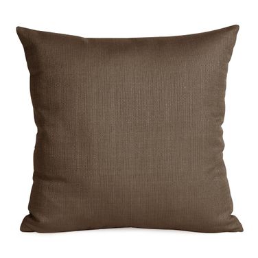 20 x 20 Pillow Sterling In Chocolate - Down Insert