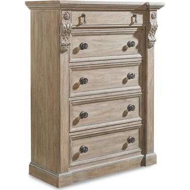 Arch Salvage Parchment Jackson Drawer Chest