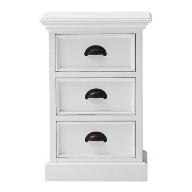 24 Inch Solid Wood and Wood Nightstand