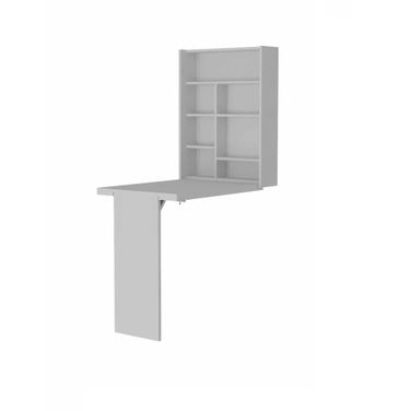24 Inch Wall Mounted Writing Desk In White