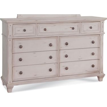 Sedona Cobblestone White Dresser